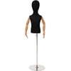Reguliuojamas 120-157 cm manekenas su baze Uniseksas PP Juoda