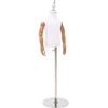 Reguliuojamas 120-157 cm manekenas su baze Uniseksas PP Balta