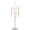 Reguliuojamas manekenas 165-213 cm su baze Moteris PP Balta