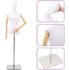 Reguliuojamas manekenas 165-213 cm su baze Moteris PP Balta