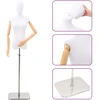 Reguliuojamas manekenas 165-213 cm su baze Moteris PP Balta