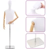 Reguliuojamas manekenas 170-218 cm su baze Vyras PP Balta
