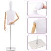 Reguliuojamas manekenas 170-218 cm su baze Vyras PP Balta