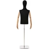Reguliuojamas manekenas 170-218 cm su baze Vyras PP Juoda