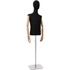 Reguliuojamas manekenas 170-218 cm su baze Vyras PP Juoda