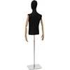Reguliuojamas manekenas 170-218 cm su baze Vyras PP Juoda
