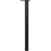 Reguliuojamo aukščio stalo kojos, 4vnt., juodos spalvos, 870mm
