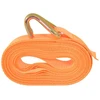 Reketo tvirtinamieji dirželiai, 4vnt., oranžiniai, 6mx25mm