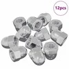 Riešutas 12 vnt. Sidabrinė M6 x 10 mm Geležis