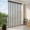 Roletas Antracito ir baltos 140 x 250 cm Audinys ir aliuminis