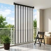 Roletas Antracito ir baltos 160 x 250 cm Audinys ir aliuminis