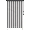 Roletas Antracito ir baltos 180 x 250 cm Audinys ir aliuminis