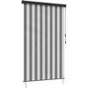 Roletas Antracito ir baltos 60 x 250 cm Audinys ir aliuminis