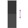 Roletas Blackout Juoda 40x175 cm Audinio plotis 35,7 cm
