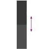 Roletas Blackout Juoda 50x210 cm Audinio plotis 45,7 cm