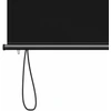 Roletas Juoda 160 x 250 cm Audinys ir aliuminis