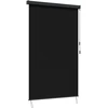 Roletas Juoda 160 x 250 cm Audinys ir aliuminis