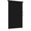 Roletas Juoda 60 x 250 cm Audinys ir aliuminis