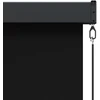 Roletas Juoda 60 x 250 cm Audinys ir aliuminis