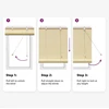 Roletas Natūrali 50 x 220 cm Bambukas