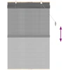 Roletas Pilka 80 x 160 cm Bambukas
