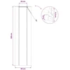 Roletas Ruda 50 x 220 cm Bambukas
