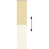 roletas smėlio spalvos 40x210 cm audinio plotis 35,7 cm