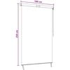 Roletas Šviesiai pilka 180 x 250 cm Audinys ir aliuminis