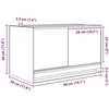 Terariumas su saugykla Skaidrus 50 x 30 x 30 cm Stiklas