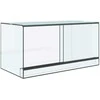 Terariumas su saugykla Skaidrus 80 x 40 x 40 cm Stiklas