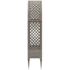 Rožių arka su spygliais Pilka 97 x 43 x 218 cm PP