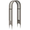 Rožių arka su spygliais Pilka 97 x 43 x 218 cm PP