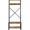 rūbų kabykla 80x40x190 cm masyvo neapdoroto medžio mango