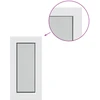 Rūsyje langas RISOR 35 x 55 cm PVC ir stiklas