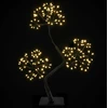 S formos LED kalėdinė eglutė 2 vnt. Juoda 45 cm Plastmasė