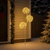 S formos LED kalėdinė eglutė Balta 18 x 18 x 120 cm Plienas