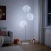 S formos LED kalėdinė eglutė Balta 18 x 18 x 120 cm Plienas