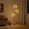 S formos LED kalėdinė eglutė Juoda 18 x 18 x 120 cm Plienas