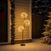 S formos LED kalėdinė eglutė Juoda 18 x 18 x 150 cm Plienas