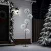 S formos LED kalėdinė eglutė Juoda 20 x 20 x 175 cm Plienas