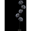 S formos LED kalėdinė eglutė Juoda 20 x 20 x 175 cm Plienas