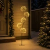 S formos LED kalėdinė eglutė Juoda 20 x 20 x 175 cm Plienas