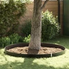 Šaknų užtvaras su metaline juosta 0,7 x 15 m Polietilenas Juoda