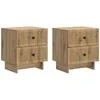 Šalia lovos spintelė 2 pcs Artisano ąžuolo 43 x 34,5 x 47,5 cm