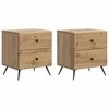 Šalia lovos spintelė 2 pcs Artisano ąžuolo 43 x 34,5 x 47,5 cm