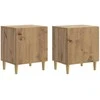 Šalia lovos spintelė 2 pcs Artisano ąžuolo 43 x 34,5 x 50 cm