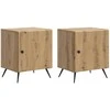 Šalia lovos spintelė 2 pcs Artisano ąžuolo 43 x 34,5 x 50 cm