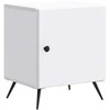 Šalia lovos spintelė 2 pcs Balta 43 x 34,5 x 50 cm
