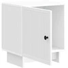 Šalia lovos spintelė 2 pcs Balta 43 x 34,5 x 50 cm
