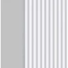 Šalia lovos spintelė 2 vnt. Balta 43 x 34,5 x 50 cm